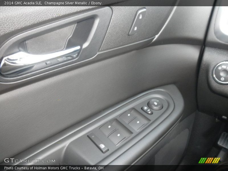 Champagne Silver Metallic / Ebony 2014 GMC Acadia SLE