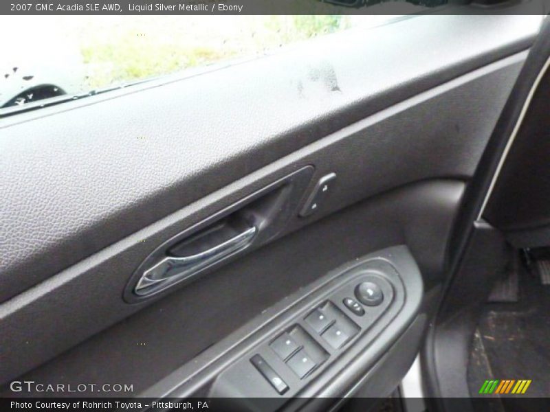 Liquid Silver Metallic / Ebony 2007 GMC Acadia SLE AWD