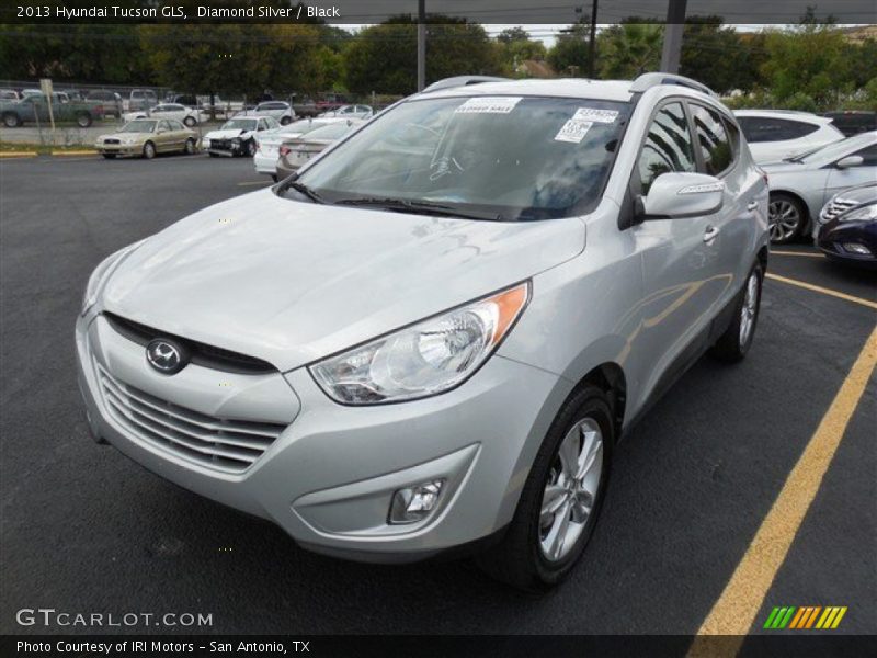 Diamond Silver / Black 2013 Hyundai Tucson GLS