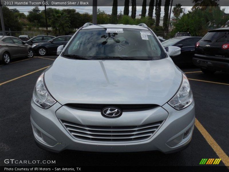 Diamond Silver / Black 2013 Hyundai Tucson GLS