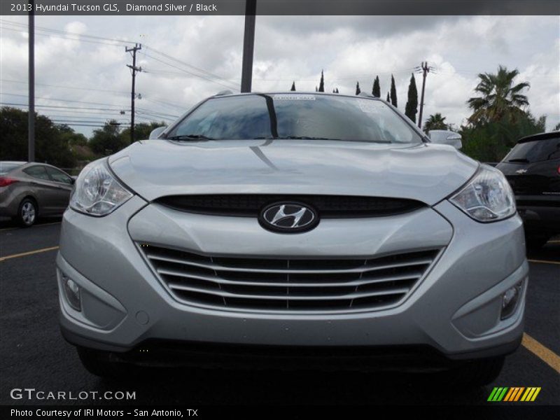 Diamond Silver / Black 2013 Hyundai Tucson GLS