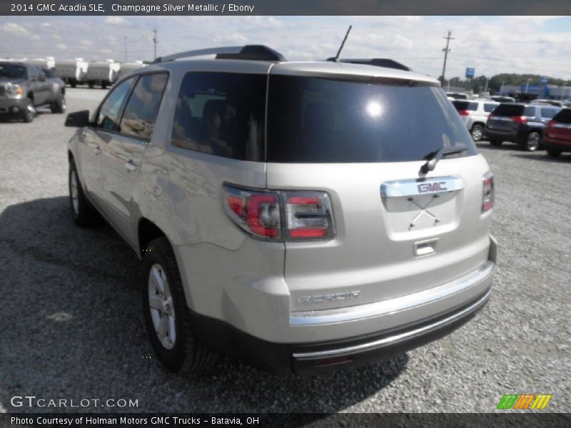 Champagne Silver Metallic / Ebony 2014 GMC Acadia SLE