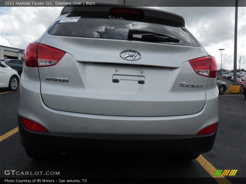 Diamond Silver / Black 2013 Hyundai Tucson GLS