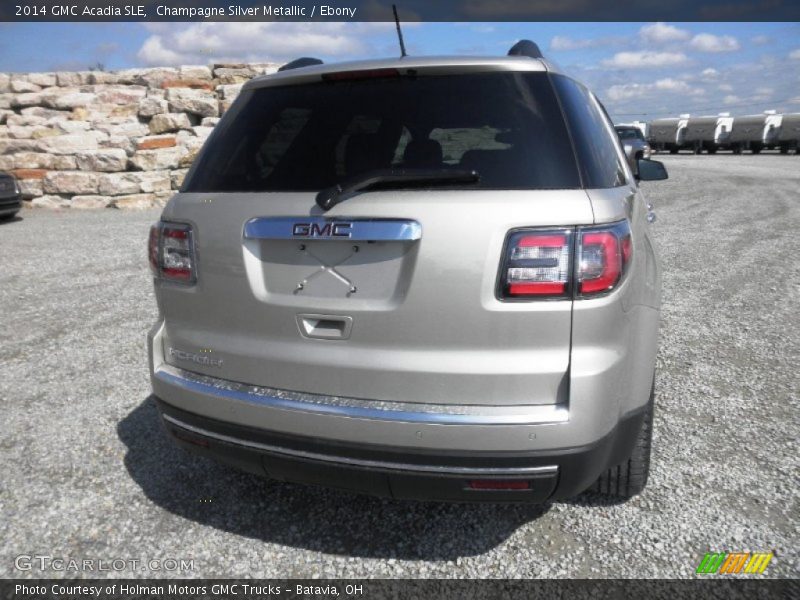 Champagne Silver Metallic / Ebony 2014 GMC Acadia SLE