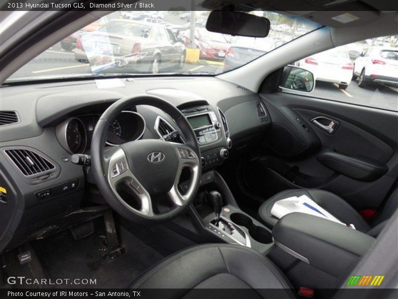 Diamond Silver / Black 2013 Hyundai Tucson GLS