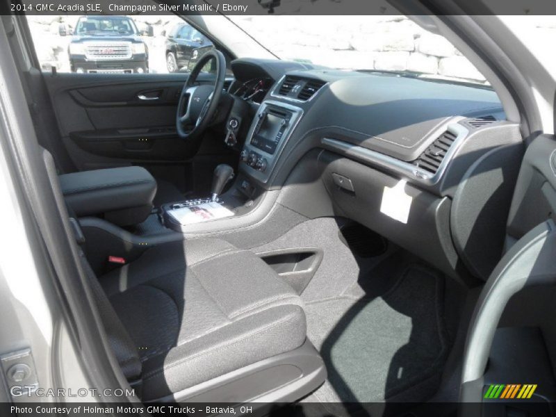 Champagne Silver Metallic / Ebony 2014 GMC Acadia SLE