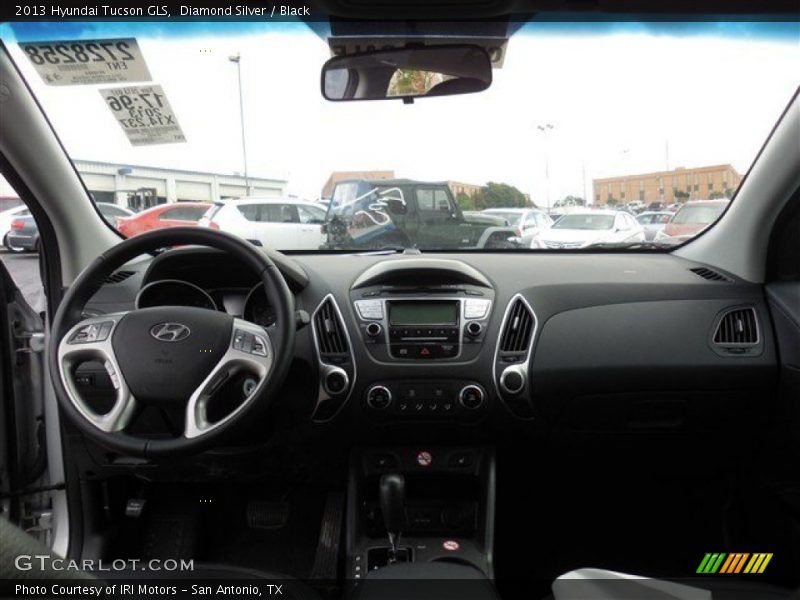 Diamond Silver / Black 2013 Hyundai Tucson GLS