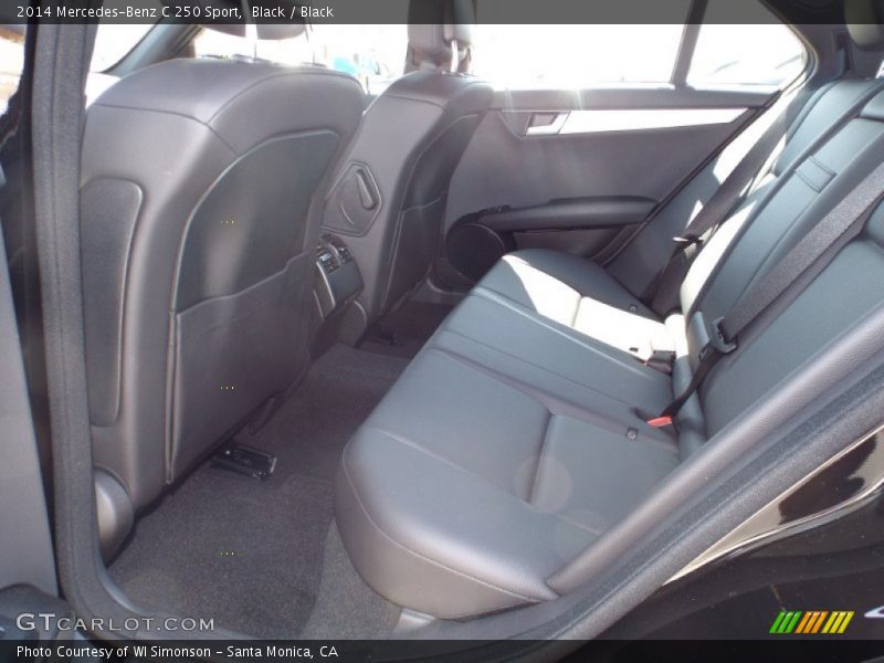 Black / Black 2014 Mercedes-Benz C 250 Sport