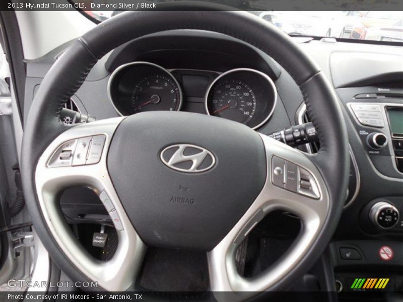 Diamond Silver / Black 2013 Hyundai Tucson GLS