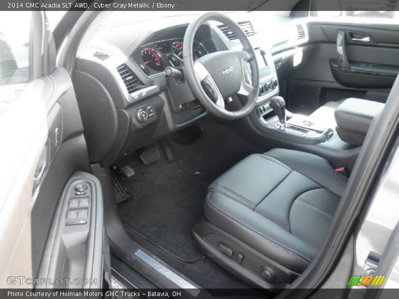 Cyber Gray Metallic / Ebony 2014 GMC Acadia SLT AWD