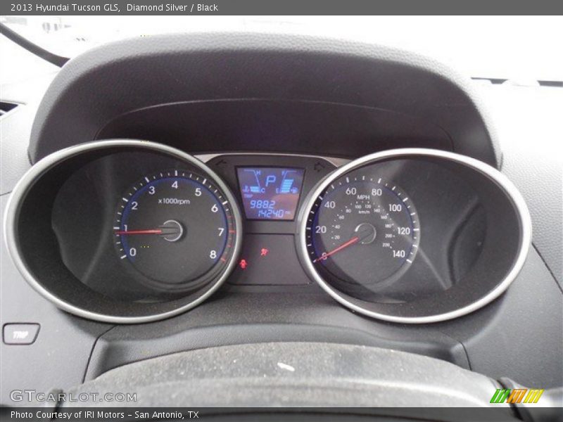 Diamond Silver / Black 2013 Hyundai Tucson GLS