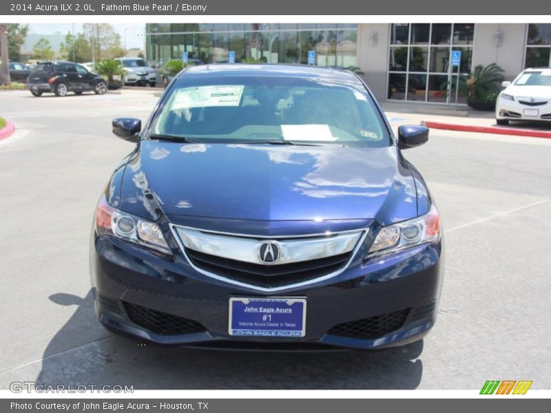 Fathom Blue Pearl / Ebony 2014 Acura ILX 2.0L