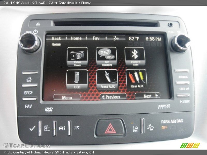 Controls of 2014 Acadia SLT AWD
