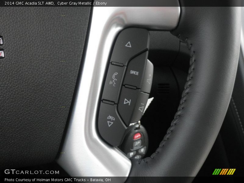 Cyber Gray Metallic / Ebony 2014 GMC Acadia SLT AWD