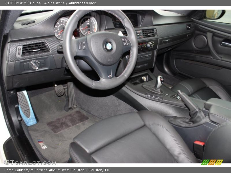 Alpine White / Anthracite/Black 2010 BMW M3 Coupe