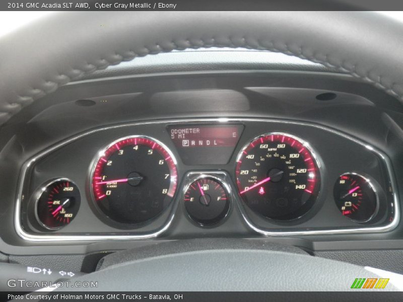 Cyber Gray Metallic / Ebony 2014 GMC Acadia SLT AWD