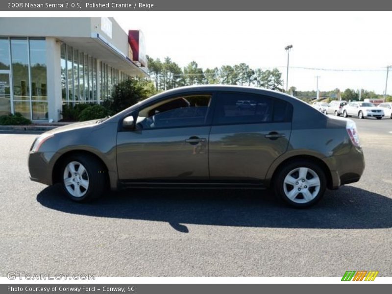 Polished Granite / Beige 2008 Nissan Sentra 2.0 S