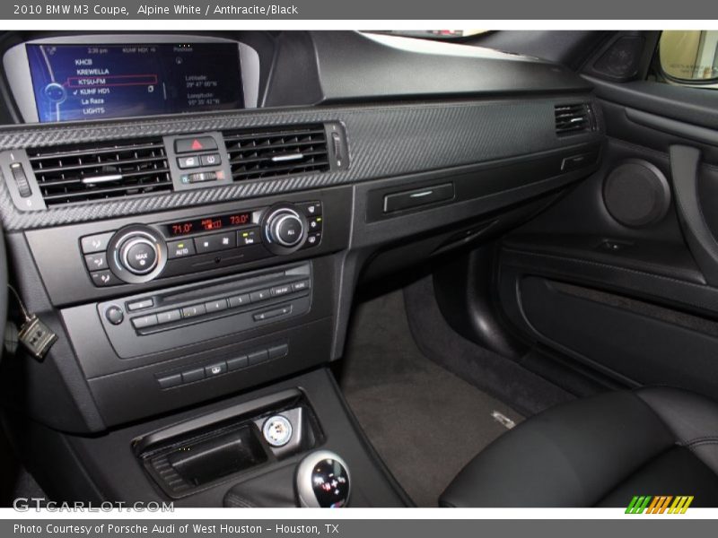 Alpine White / Anthracite/Black 2010 BMW M3 Coupe