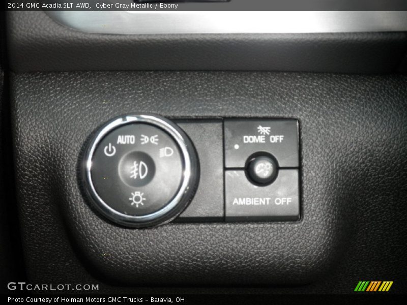 Cyber Gray Metallic / Ebony 2014 GMC Acadia SLT AWD