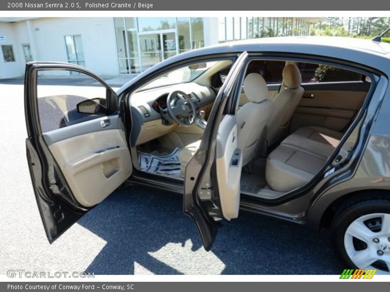 Polished Granite / Beige 2008 Nissan Sentra 2.0 S