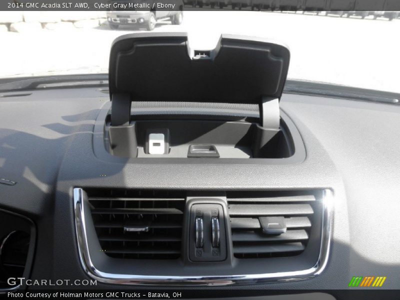 Cyber Gray Metallic / Ebony 2014 GMC Acadia SLT AWD