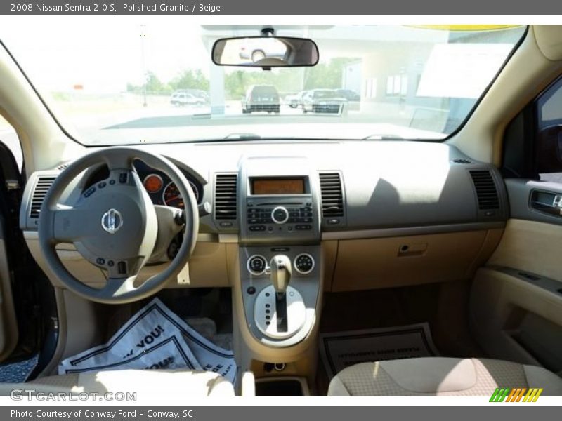Polished Granite / Beige 2008 Nissan Sentra 2.0 S