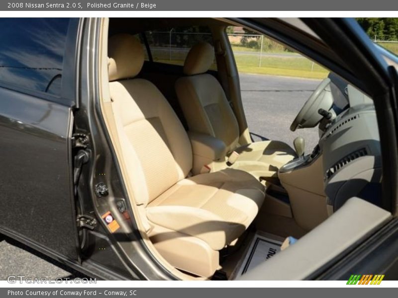 Polished Granite / Beige 2008 Nissan Sentra 2.0 S