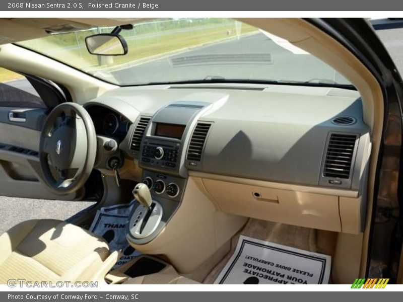 Polished Granite / Beige 2008 Nissan Sentra 2.0 S