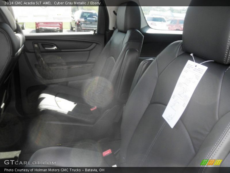 Cyber Gray Metallic / Ebony 2014 GMC Acadia SLT AWD