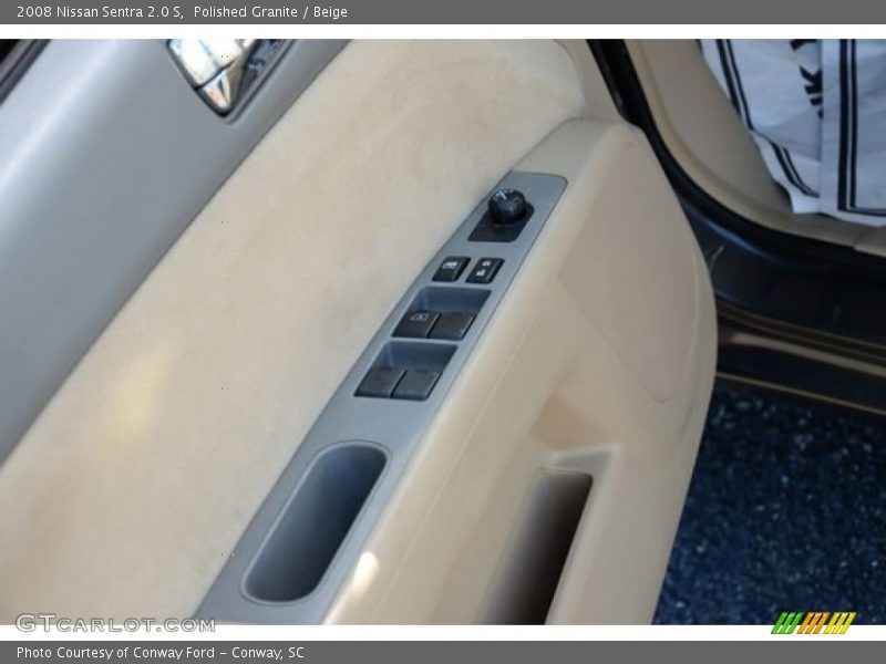 Polished Granite / Beige 2008 Nissan Sentra 2.0 S