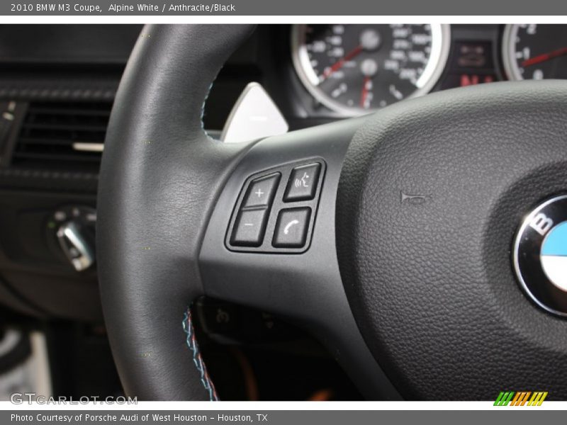 Alpine White / Anthracite/Black 2010 BMW M3 Coupe