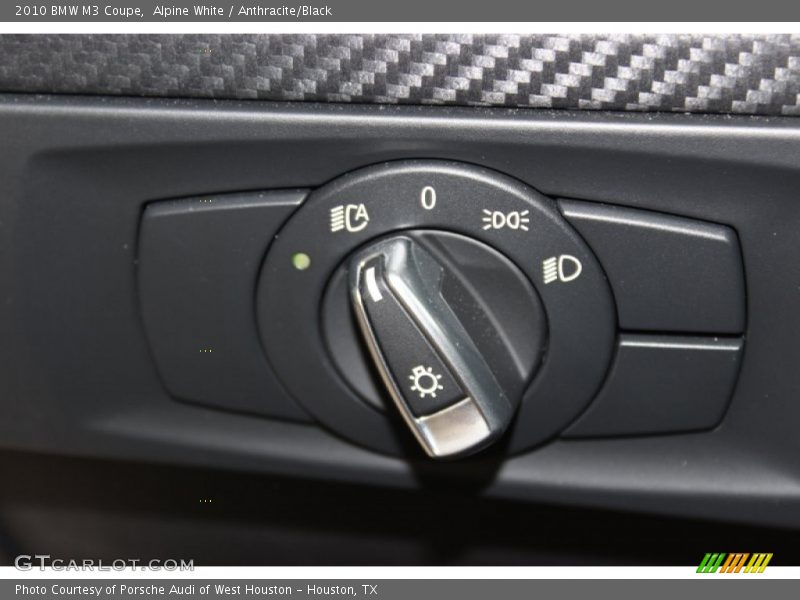 Alpine White / Anthracite/Black 2010 BMW M3 Coupe