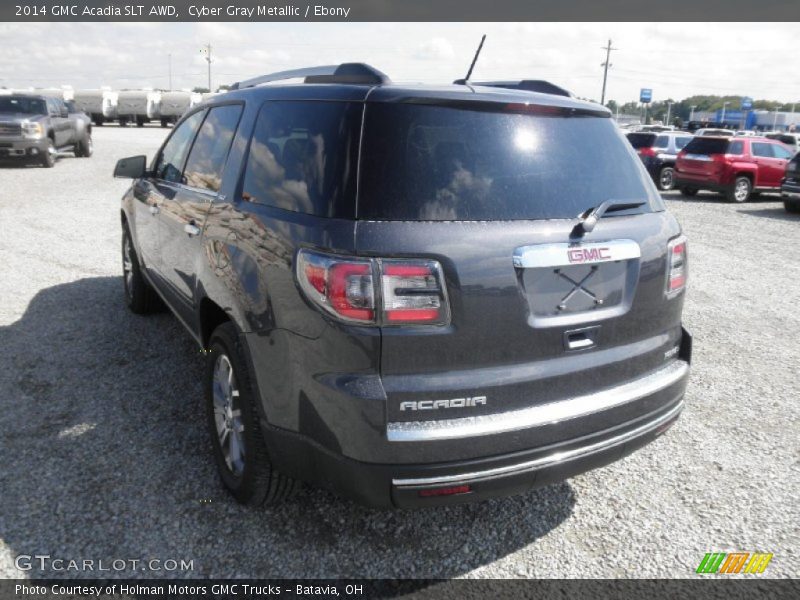 Cyber Gray Metallic / Ebony 2014 GMC Acadia SLT AWD