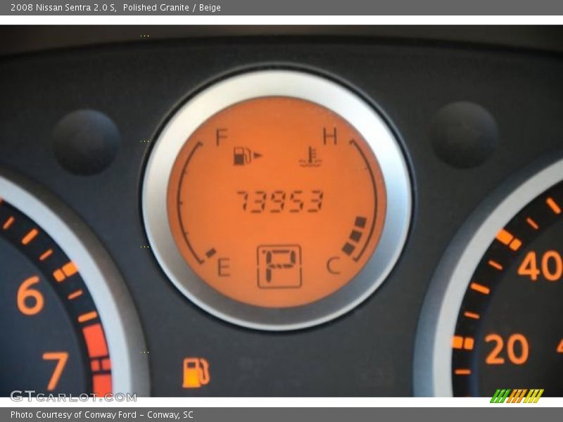 Polished Granite / Beige 2008 Nissan Sentra 2.0 S