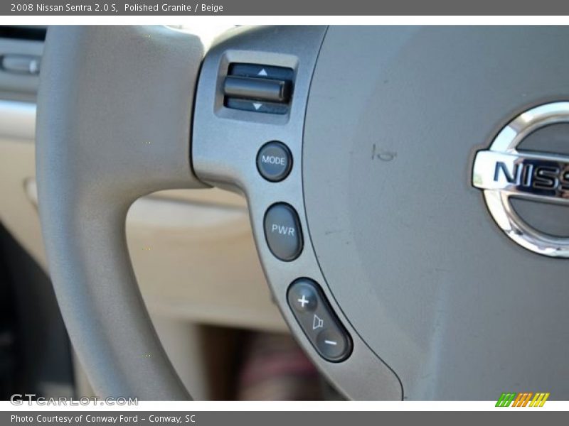 Polished Granite / Beige 2008 Nissan Sentra 2.0 S