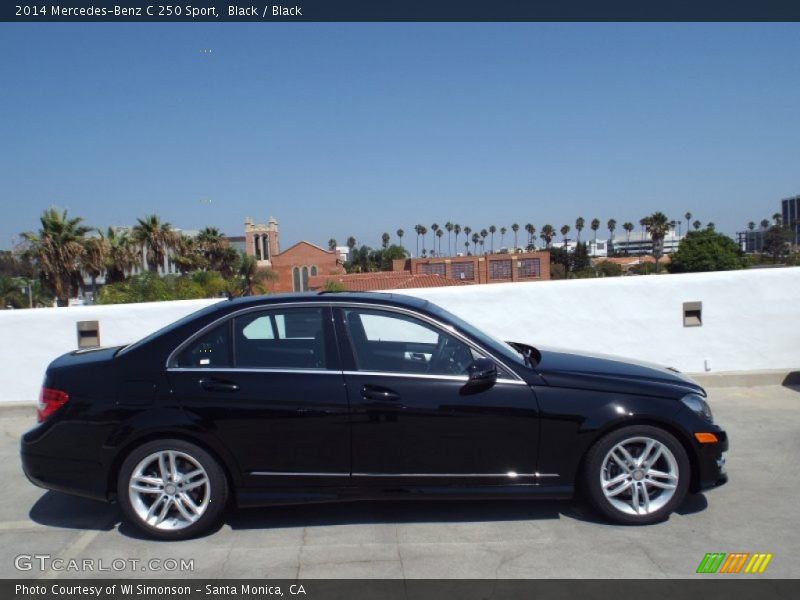 Black / Black 2014 Mercedes-Benz C 250 Sport