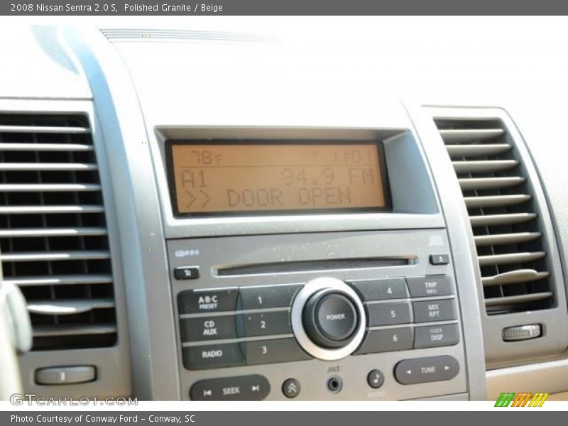 Polished Granite / Beige 2008 Nissan Sentra 2.0 S