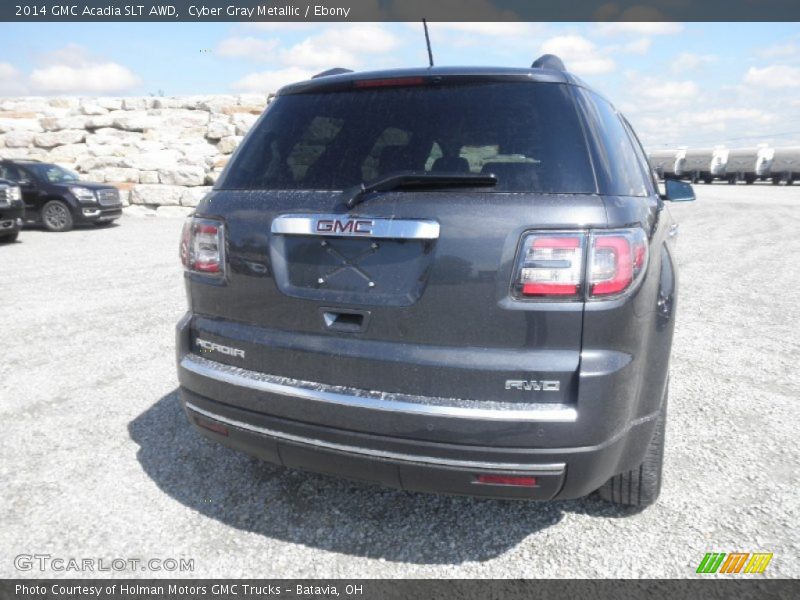 Cyber Gray Metallic / Ebony 2014 GMC Acadia SLT AWD