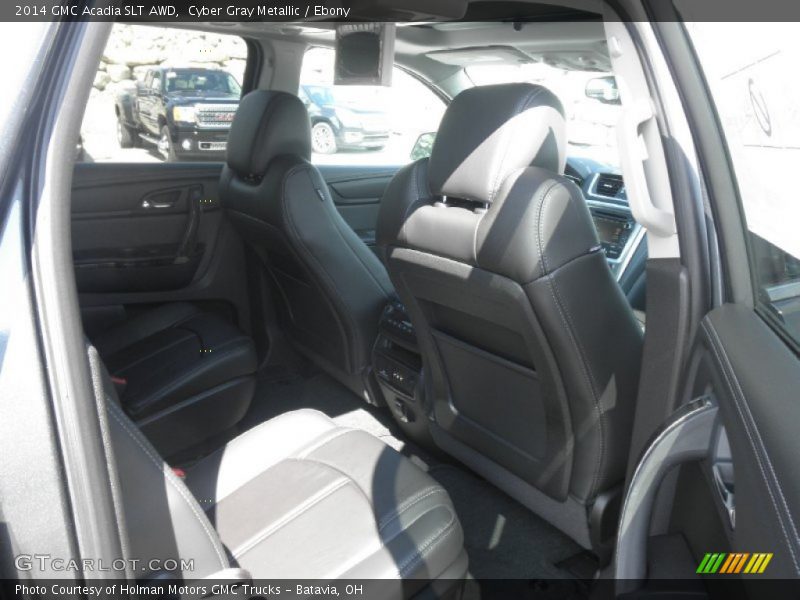 Cyber Gray Metallic / Ebony 2014 GMC Acadia SLT AWD