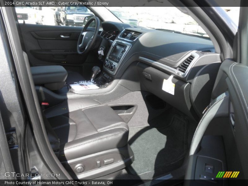Cyber Gray Metallic / Ebony 2014 GMC Acadia SLT AWD