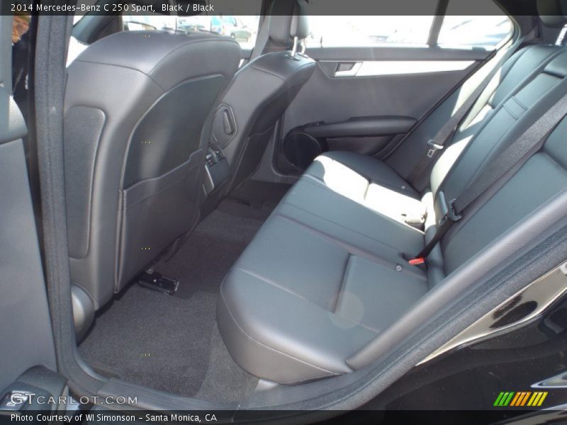 Black / Black 2014 Mercedes-Benz C 250 Sport