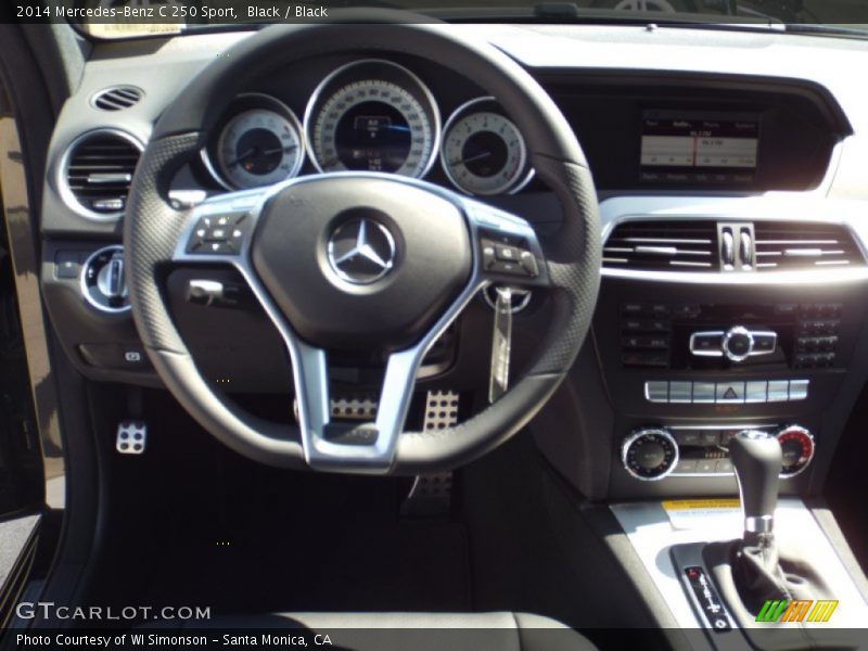 Black / Black 2014 Mercedes-Benz C 250 Sport