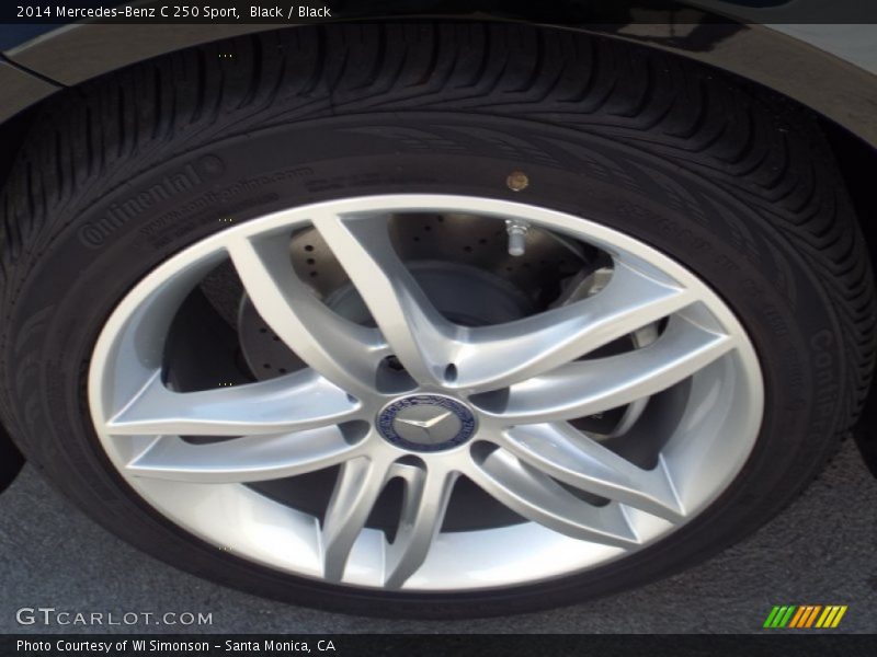 Black / Black 2014 Mercedes-Benz C 250 Sport