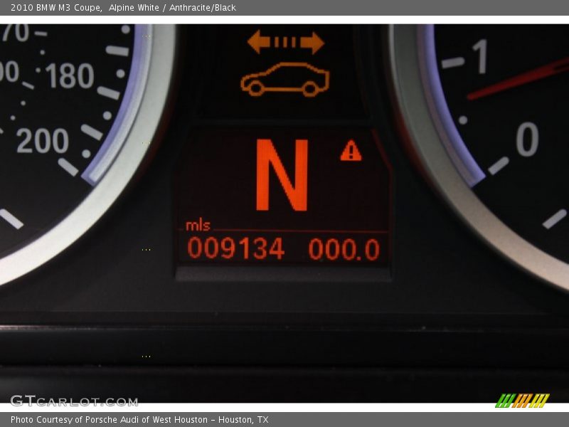 Alpine White / Anthracite/Black 2010 BMW M3 Coupe