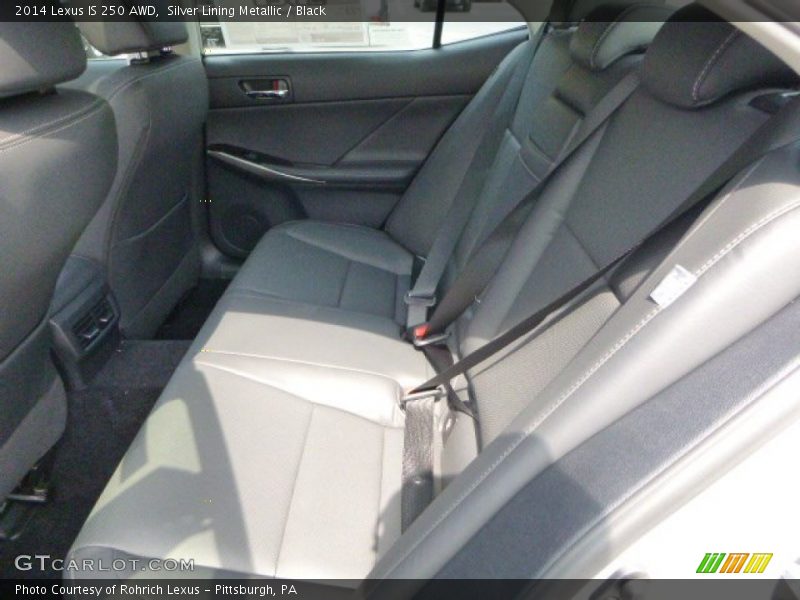 Rear Seat of 2014 IS 250 AWD