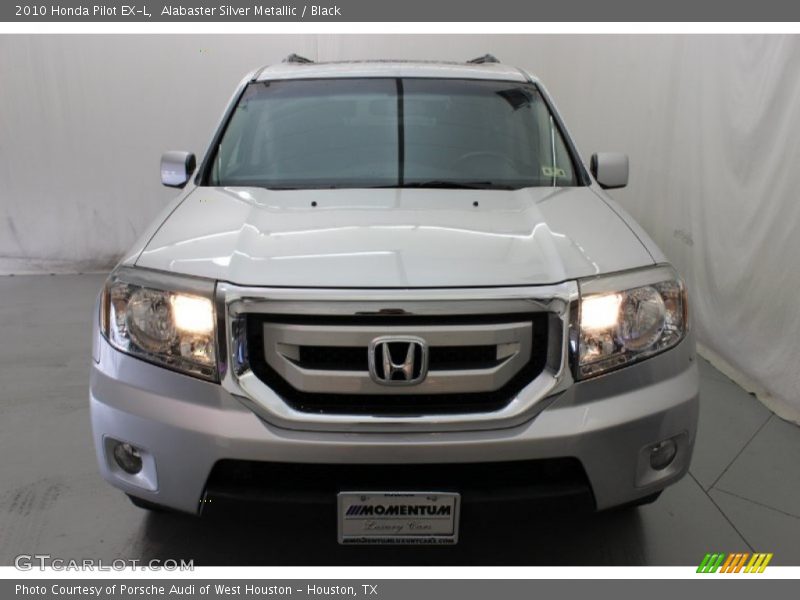 Alabaster Silver Metallic / Black 2010 Honda Pilot EX-L