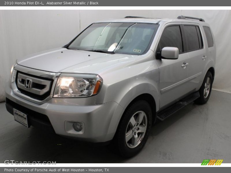 Alabaster Silver Metallic / Black 2010 Honda Pilot EX-L