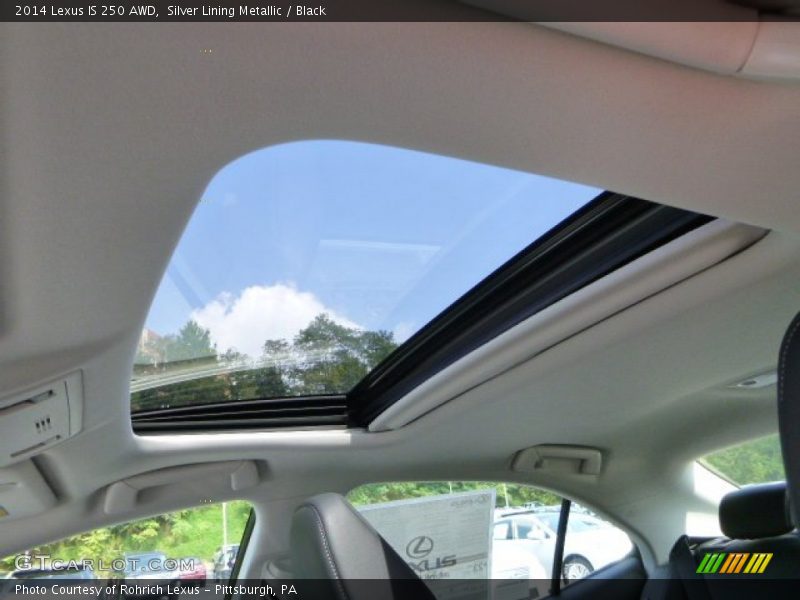 Sunroof of 2014 IS 250 AWD