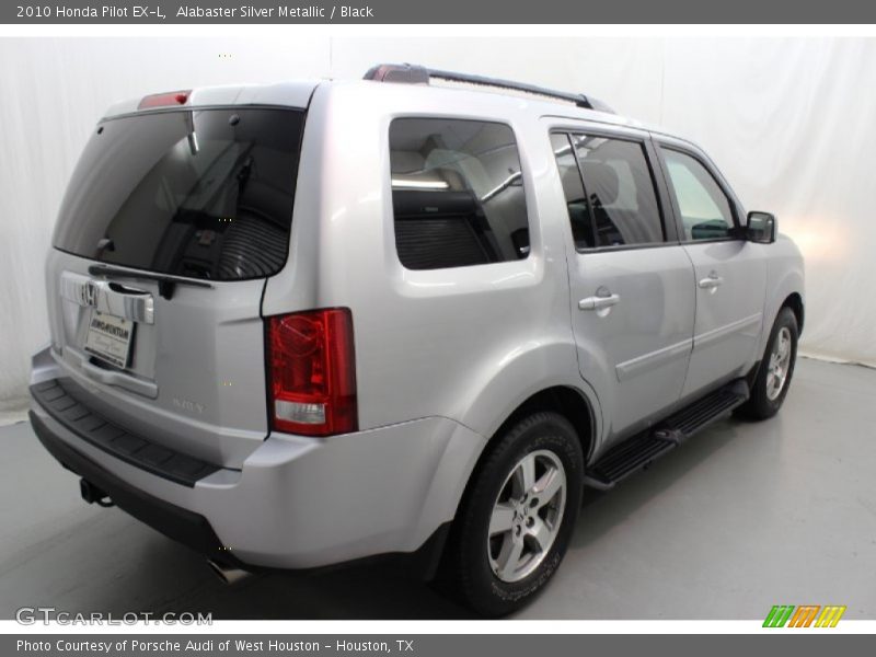 Alabaster Silver Metallic / Black 2010 Honda Pilot EX-L