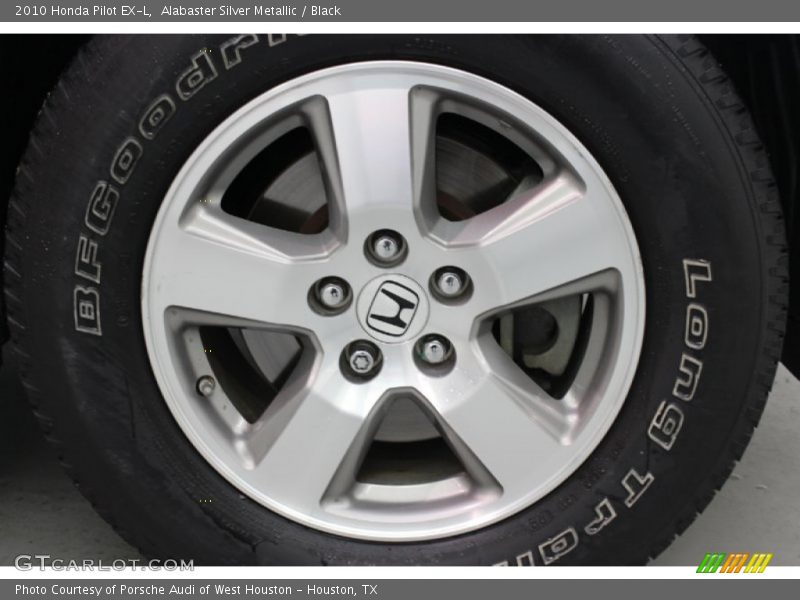 Alabaster Silver Metallic / Black 2010 Honda Pilot EX-L